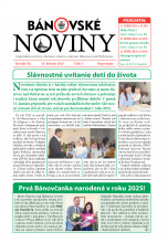 Bánovské noviny č. 3 - 2025
